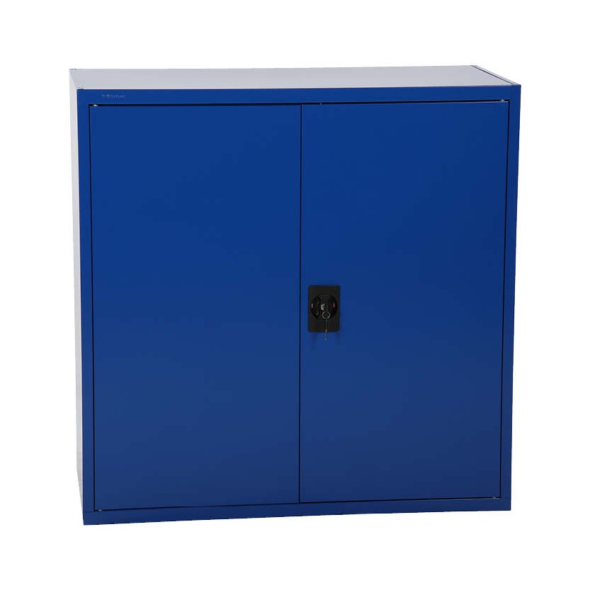 Plåtskåp SWED 100, 1000x500x1000 mm, med två hyllplan