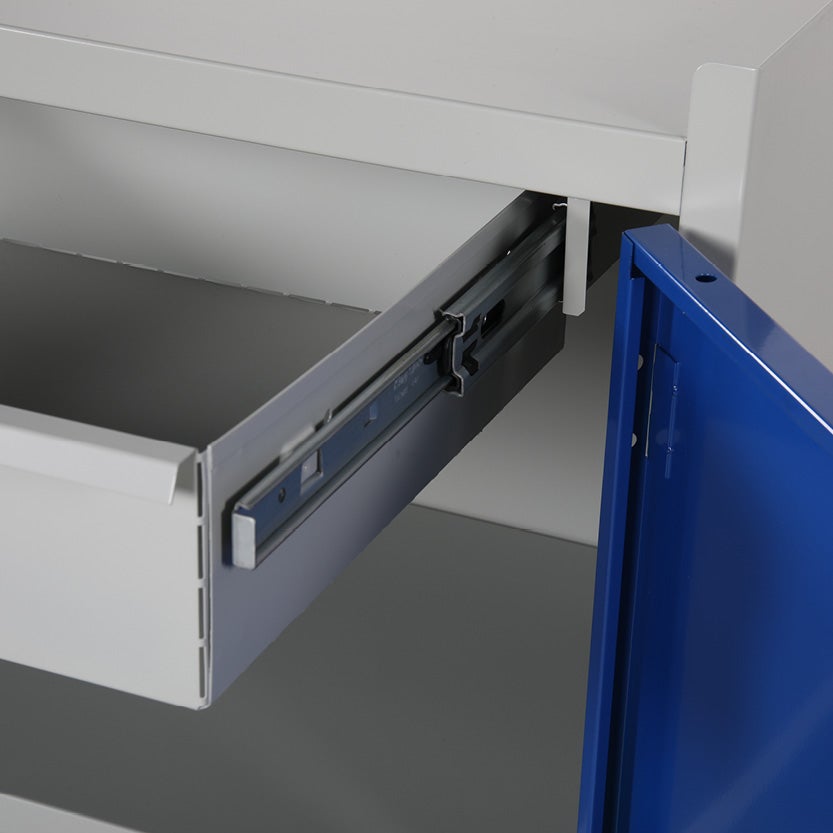 Verktygsskåp av stål, höjd 900 mm