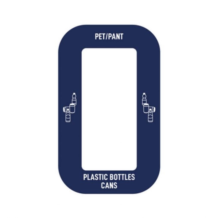 Källsorteringsdekal - PET, Pant - passar möbel Multi