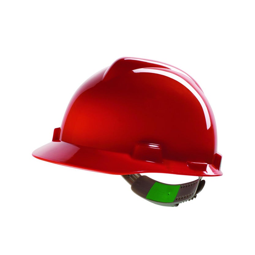 Besökshjälm MSA V-Gard, röd