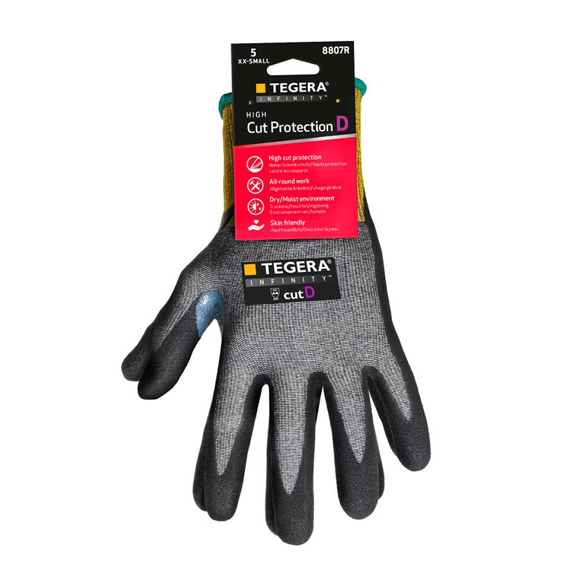 Skärskyddshandske Tegera Infinity 8807R CUT D, stl 6