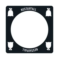 Källsorteringsdekal – Restavfall – passar möbel Campus