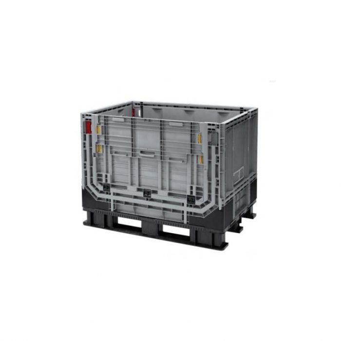 Pallbox av plast hopfällbar 590 L, 1211 x 811 x 902 mm