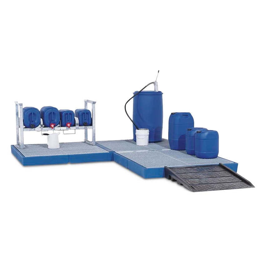 Arbetsgolv BK15.15 av PE, en sektion med mått 1500x1500x150 mm