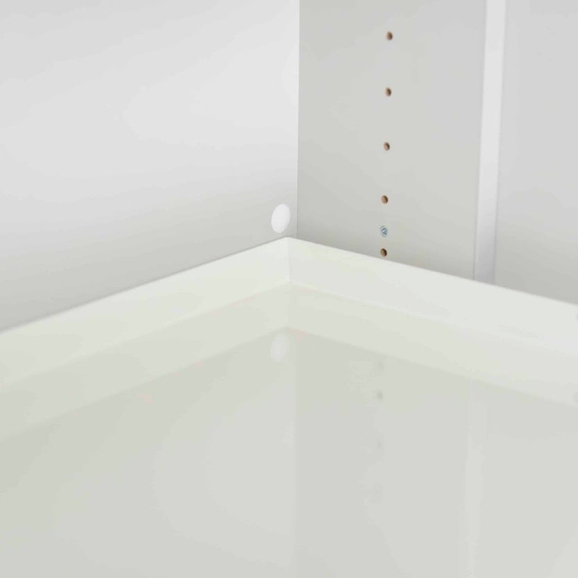 Kemikalieskåp JiWa F30-KEM4G med glasdörrar, brandskydd i 30 min