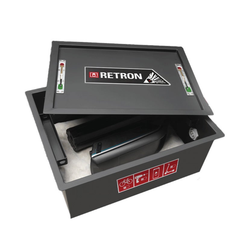 Batteribox Retron för laddning, förvaring och transport