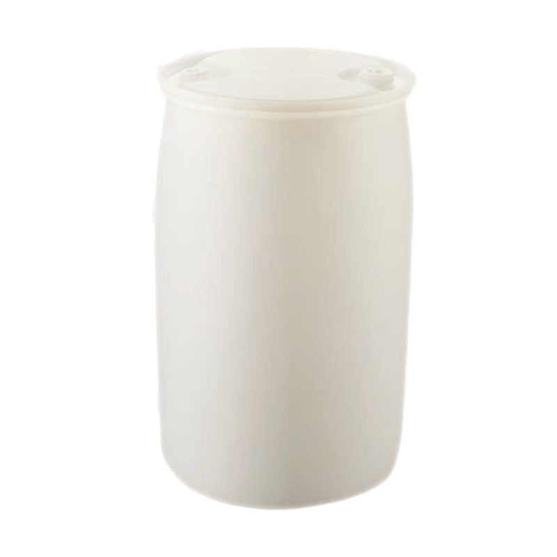Plastfat 220 L, transparent, UN, godkänt för livsmedel, sprundfat