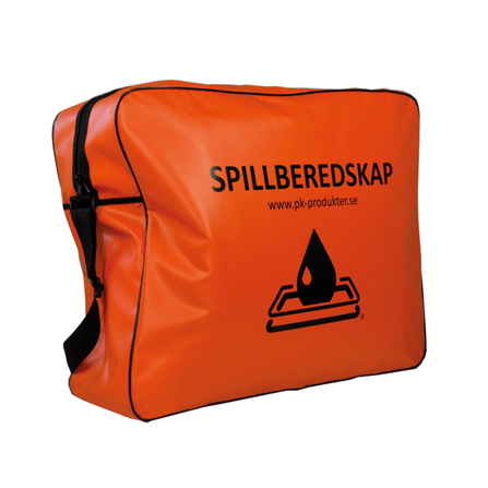 Väska 50 L i orange vinyl, för Spillkit