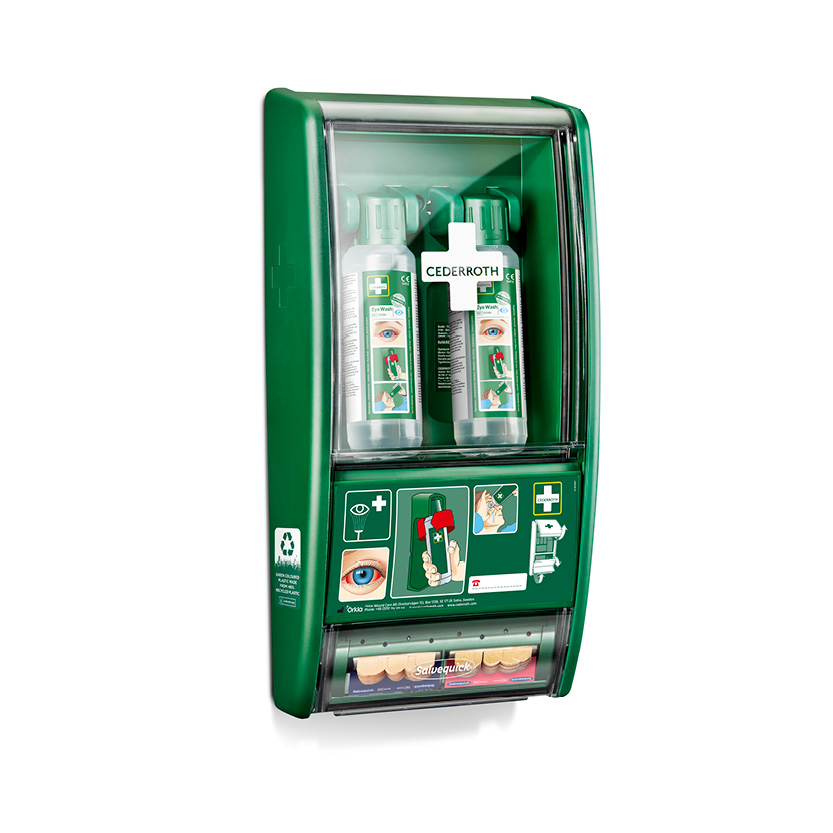 Ögonduschstation Cederroth 2 x 500 ml inkl plåster