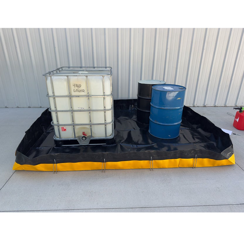 Spillpool, flexibel invallning 2263 liter, 2438x3048x305mm
