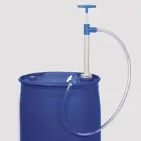 Överföringsslang av PVC med avstängningskran för fatpump