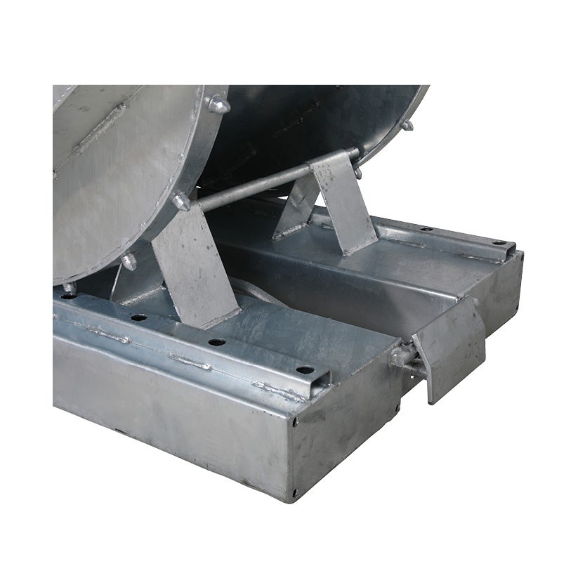 Tippcontainer Tippo HD 600 L, av galvaniserat stål