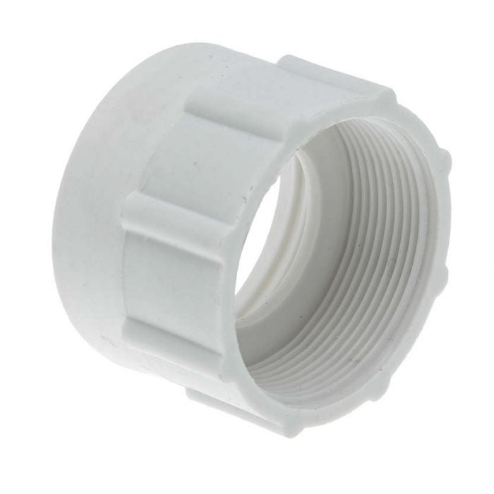 Gängadapter vit, DIN 63 - 2 tum BSP hona