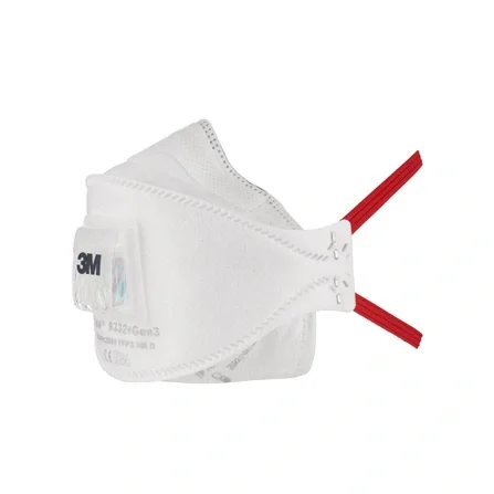 Halvmask 3M filtrerande FFP3 med ventil, 9332+Gen3