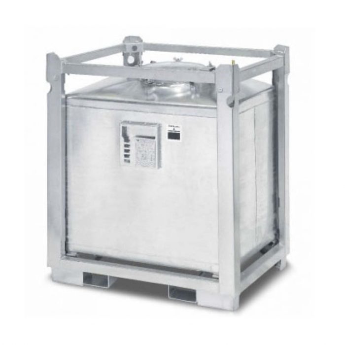 ASF behållare av stål 200 liter utan bottenventil, för transport av flytande farligt avfall