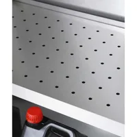 Hålplåtsinsats för miljöväggskåp Inox HSE1