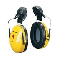 Hörselkåpor 3M Peltor Optime I, gul, för hjälmmontage