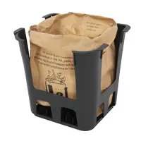 Matavfallskorg 9 L utan ribba, svart