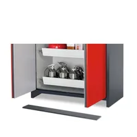 Sockellucka till brandklassade kemikalieskåp BaseLine, bredd 1200 mm