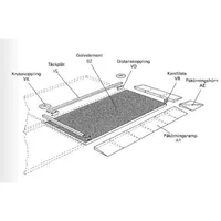 Distanskoppling till arbetsgolv BZ av stål