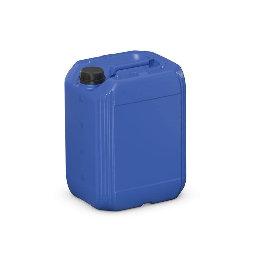 Plastdunk 20 L, blå, UN, godkänd för livsmedel