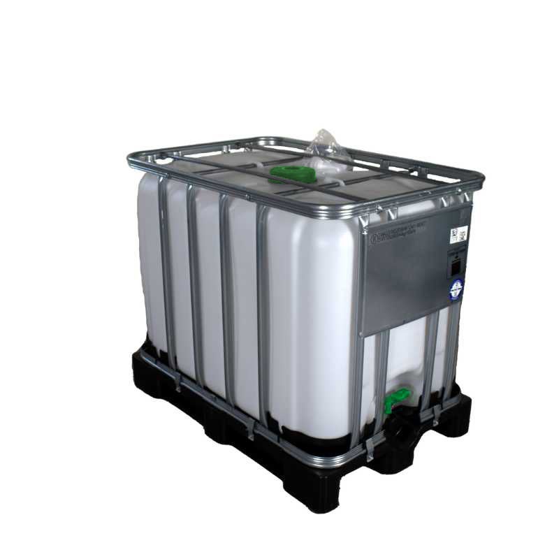 IBC tank 600 liter UN REBO, godkänd för livsmedel, PE-pall