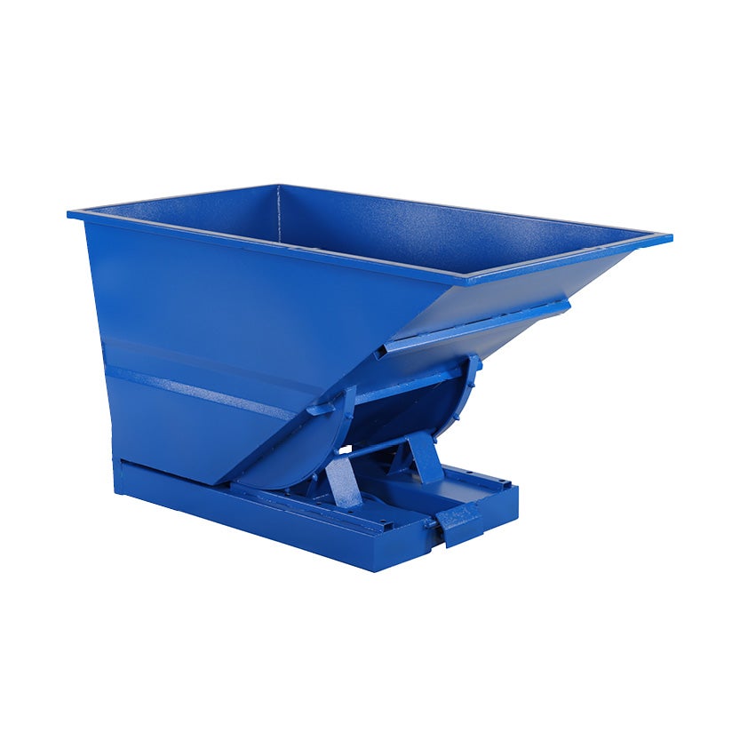 Tippcontainer Tippo light av stål 600 L, för lättare källsortering