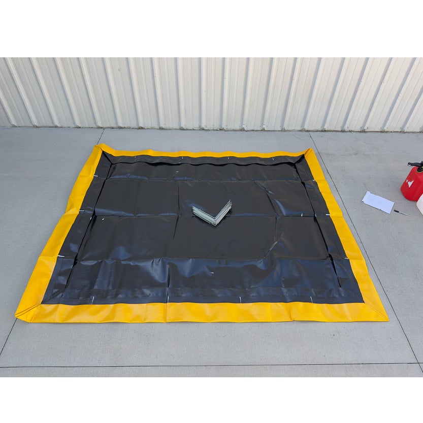 Spillpool, flexibel invallning 2263 liter, 2438x3048x305mm