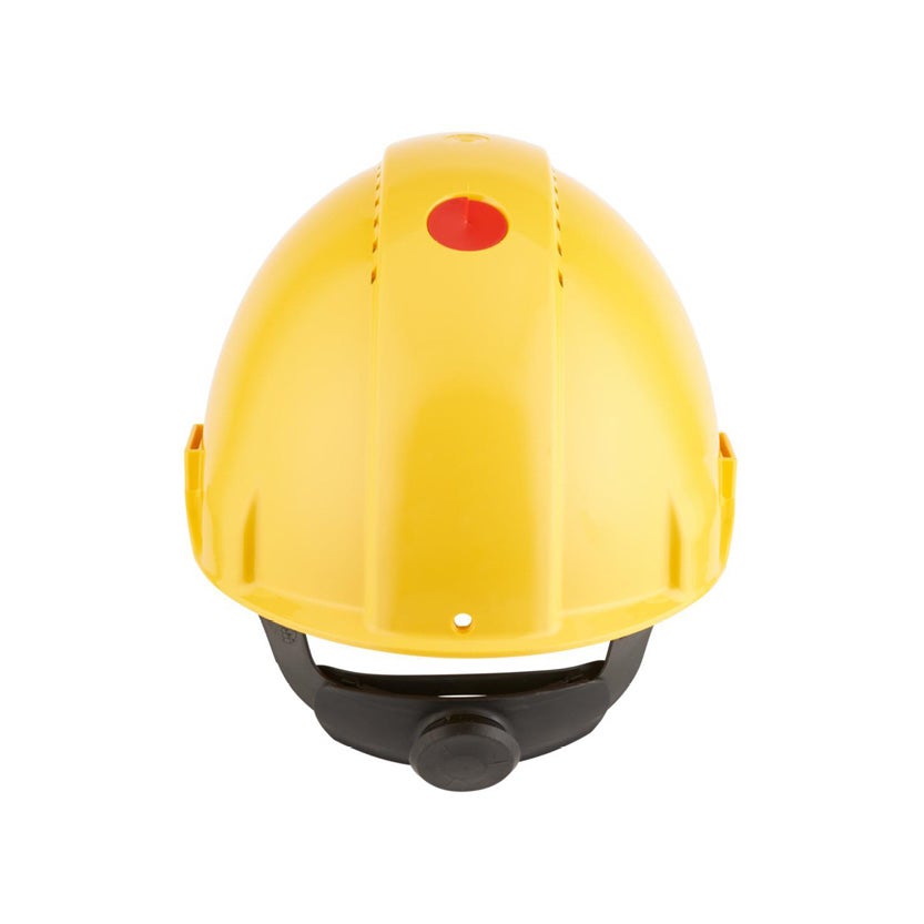 Skyddshjälm 3M™ G3000 Uvicator med rattjustering, gul