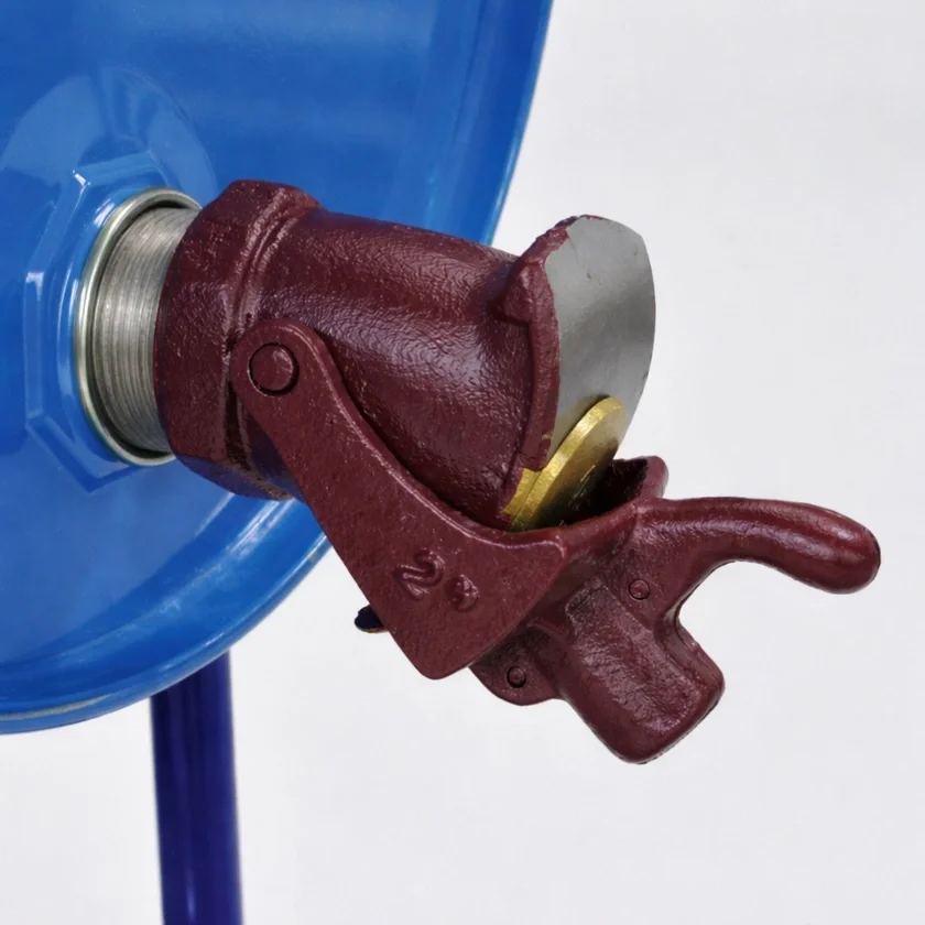 Fatkran av gjutjärn med 2 tums gänga