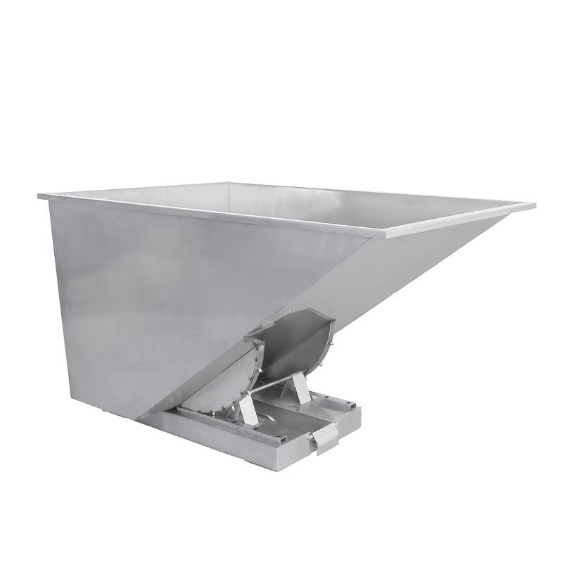 Tippcontainer Tippo TS 1100 L, av rostfritt stål 304