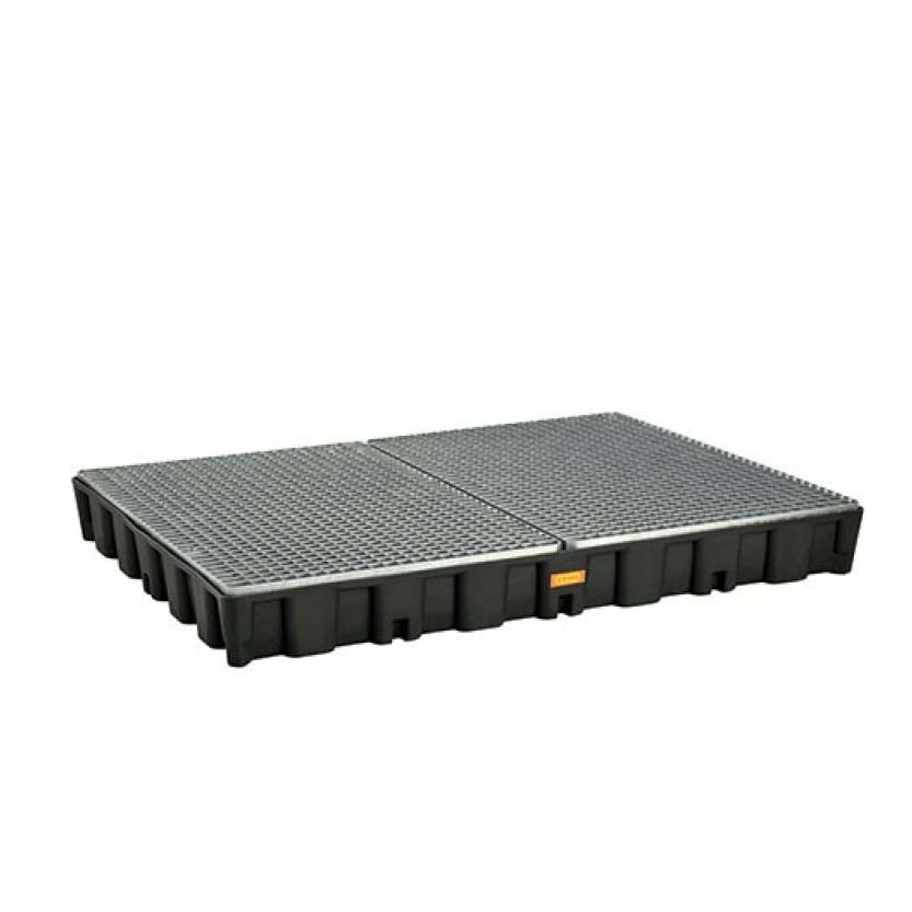 Arbetsgolv 250HD av PE med stålgaller, en sektion med mått 1600x1200x180 mm