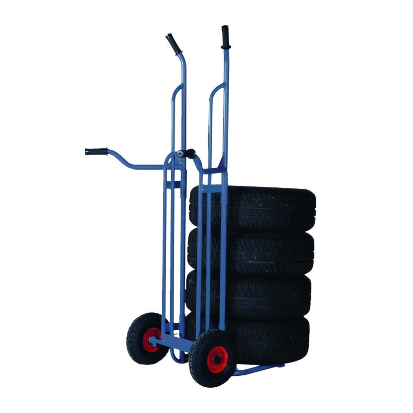 Däckkärra blå 200 kg