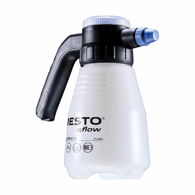 Tryckspruta Mesto e.Cleaner 3122BC EPDM, batteridriven, 1,5 L 