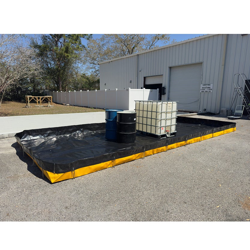 Spillpool, flexibel invallning 12175 liter, 13100x3048x305mm