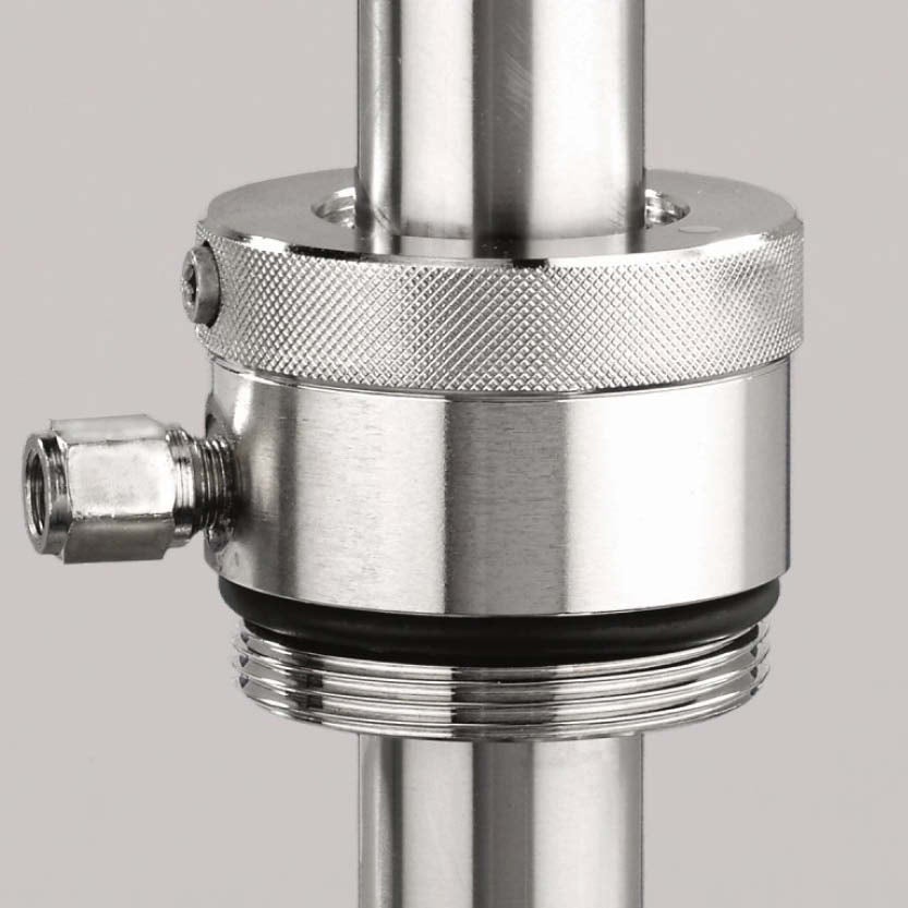 Gastät adapter för fatpump Ø 32 mm, till R2" öppning med bred yttergänga