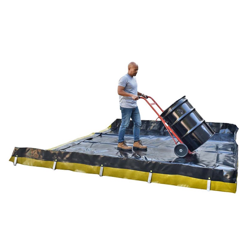 Spillpool, flexibel invallning 450 liter, 1219x1219x305mm