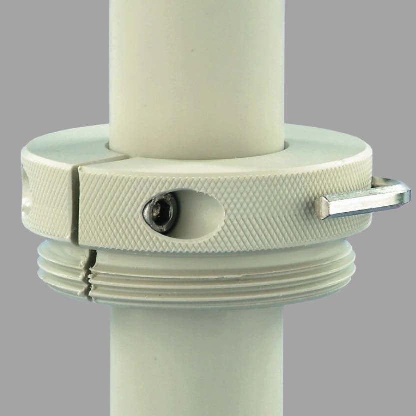 Adapter av polypropen (PP) för fatpump