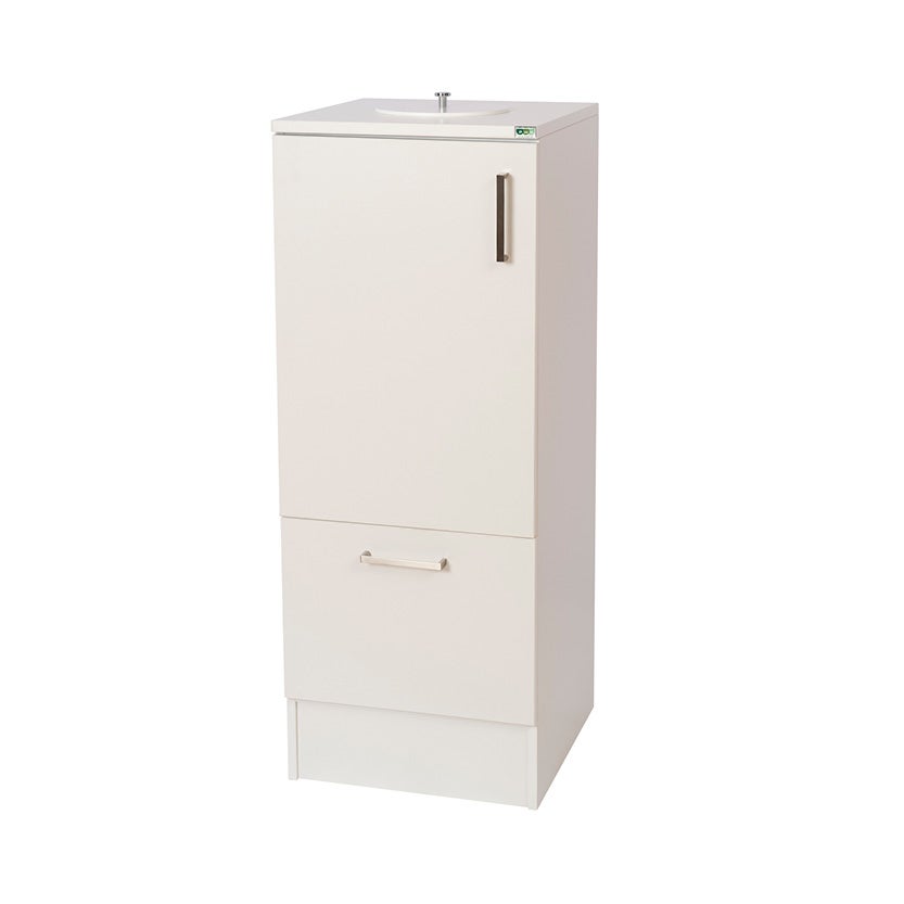 Källsorteringsmöbel Mini 100 L, med 1 inkast och 1 låda