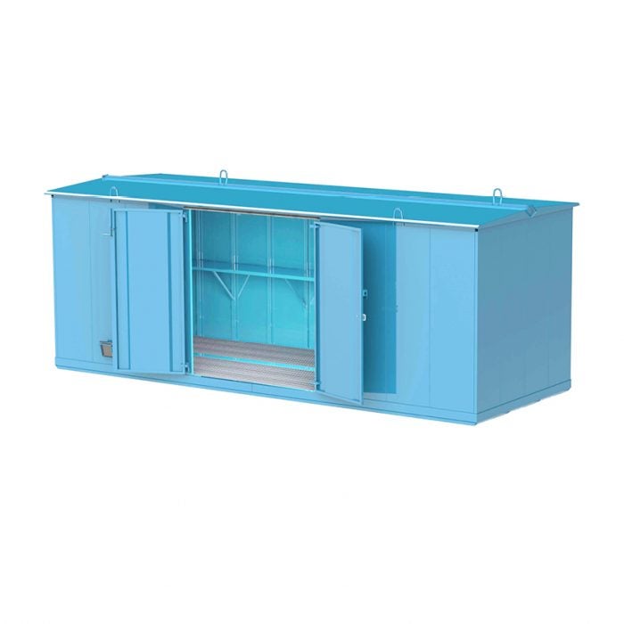 Miljöcontainer för kemikalier 6,2 x 2,4 m, oisolerad