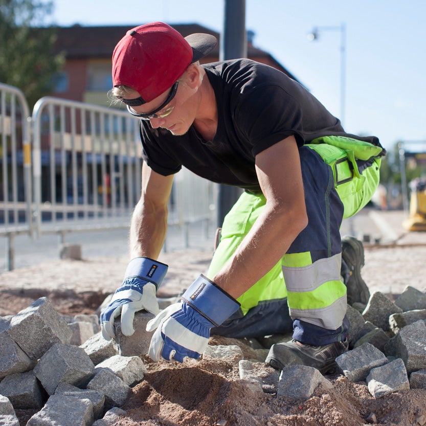 Arbetshandske Tegera 106, nötnarv, halvfodrad, stl 7