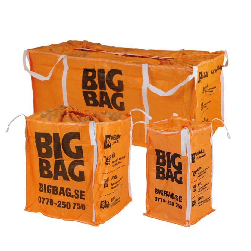 Storsäck Big Bag Small med lock 170 L, 250 kg 