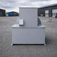 Låsbart skåp, monterat på miljötank