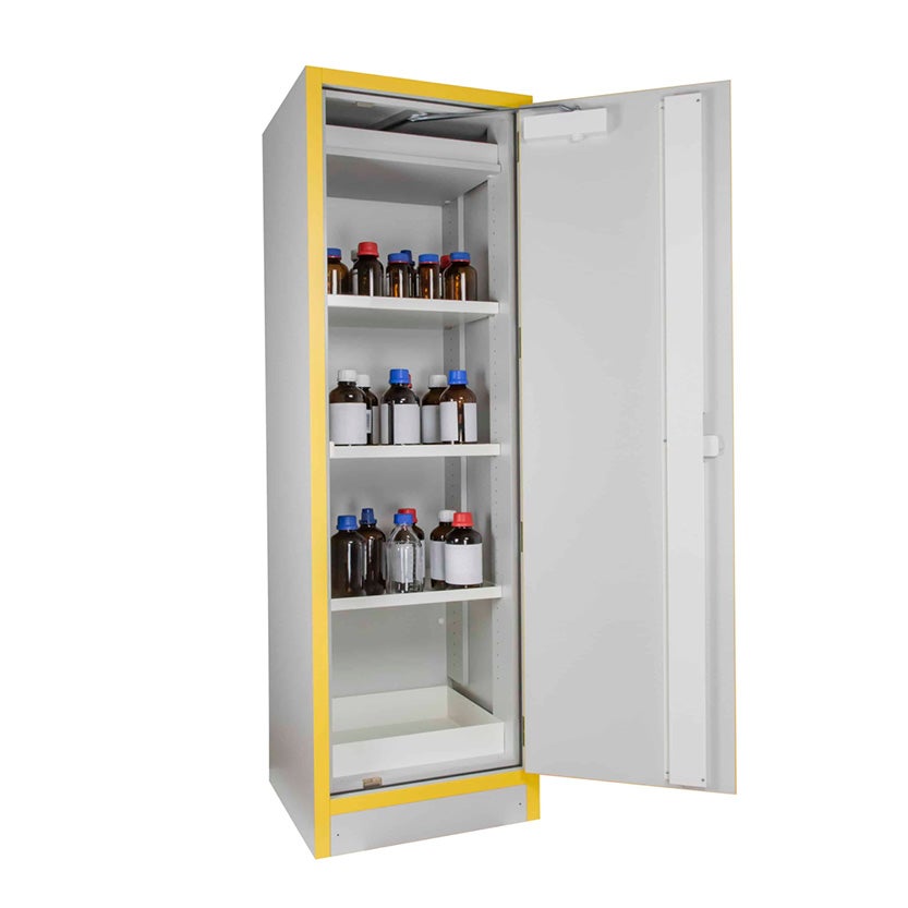 Kemikalieskåp JiWa F30-KEM4, brandskydd i 30 min, höjd 1980 mm