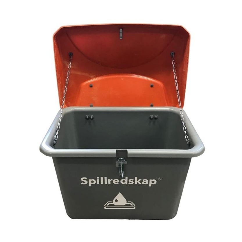 Redskapslåda 250 L med text Spillredskap®