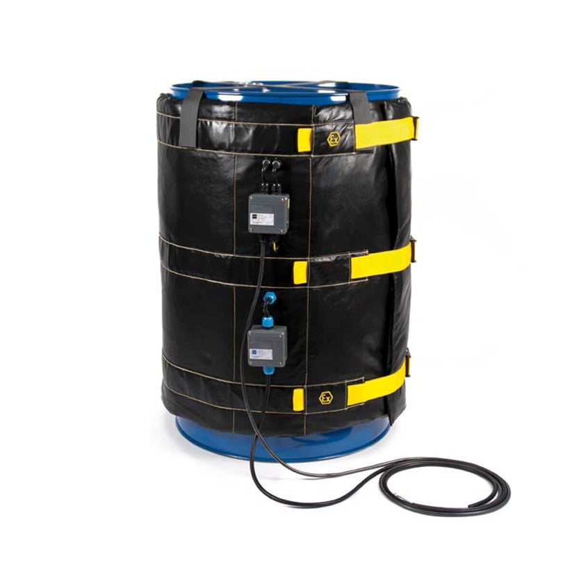Fatvärmare 1200W för 200-liters plåtfat, ex-klassad