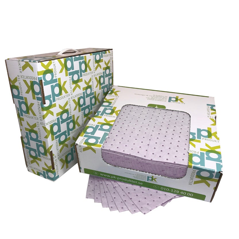 Absorbent Spillify Universal ark i box med bärhandtag