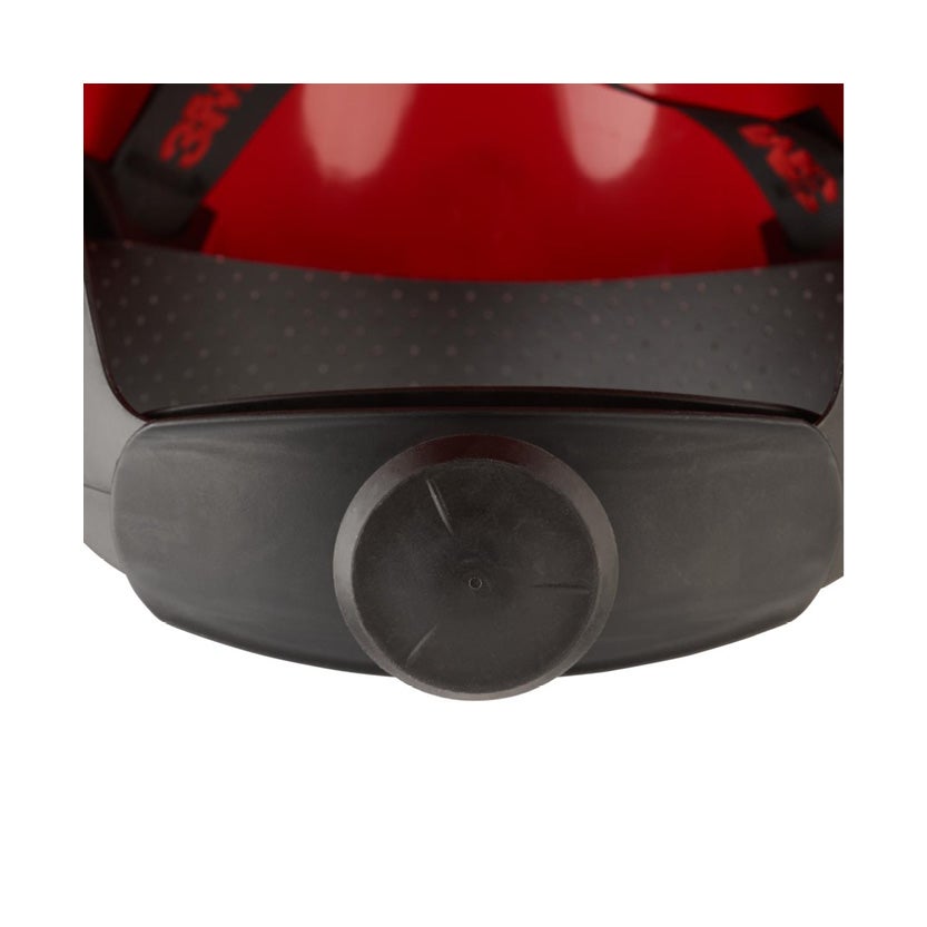 Skyddshjälm 3M™ G3000 Uvicator med rattjustering, röd