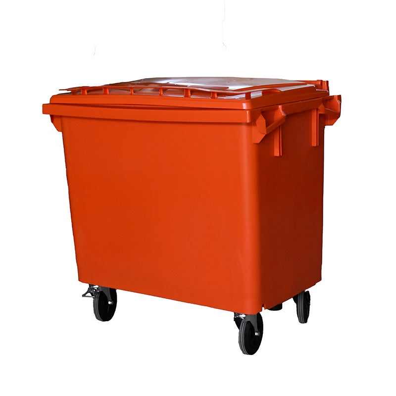 Sopkärl 660 liter orange