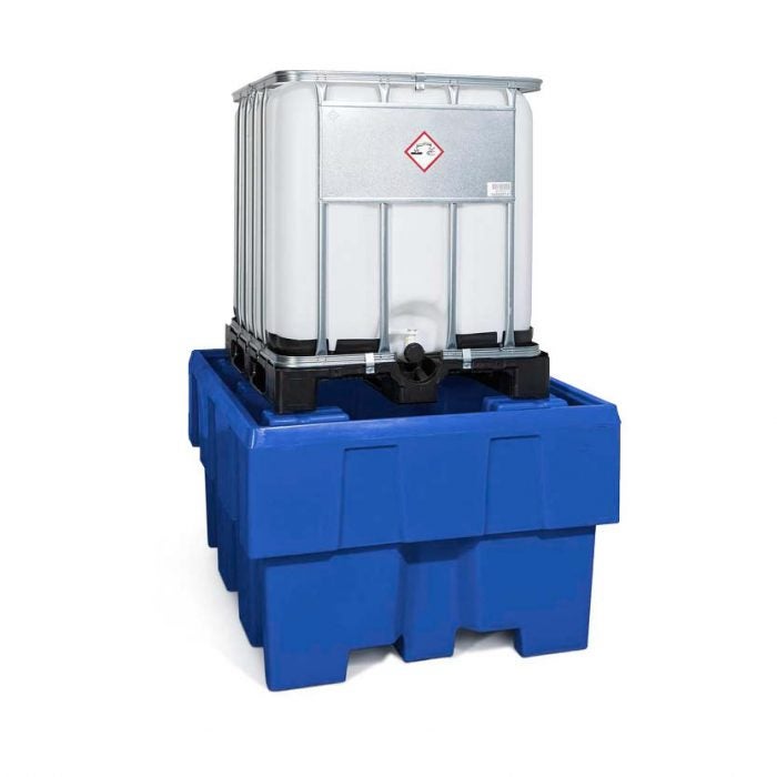 Uppsamlingskar CL av polyeten för 1 IBC-behållare